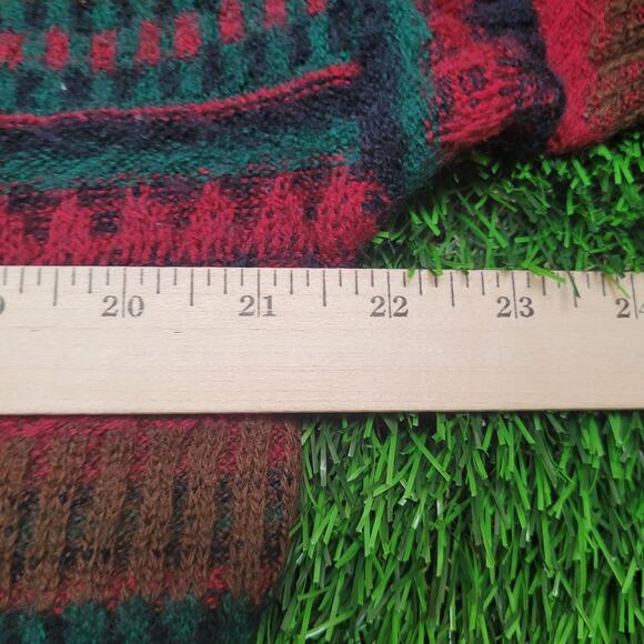 VTG 90s Pendleton Wool Sweater Mens L Cropped Boxy Fit Gorpcore USA - Picture 5 of 10